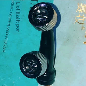 Ventilátorszerű permetezőfej, dupla fejű, dupla nyílású, nagy nyomású, finom köd mezőgazdasági atomizációhoz