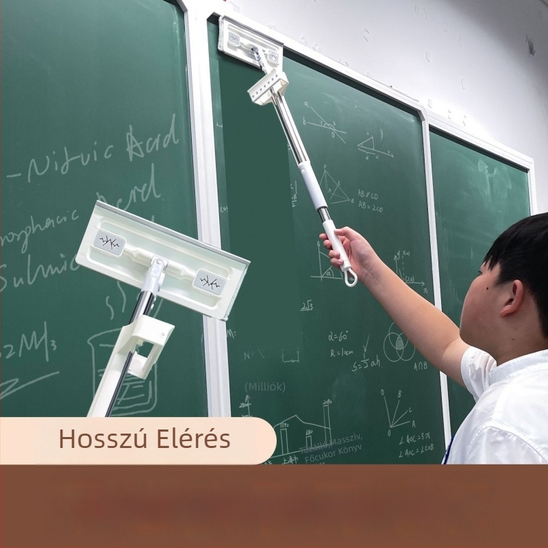 Fekete táblához használható kendő — speciális mop a kréta letörléséhez, kézmosás nélkül, pormentes, nedves és száraz használat