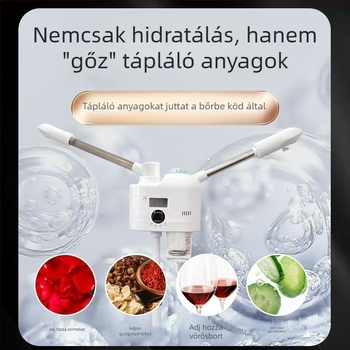 Taidong kétcsöves arcpermetező készülék forró és hideg permetezéssel, 3. fokozat, köd ≤10 s, beépített akkumulátor nélkül