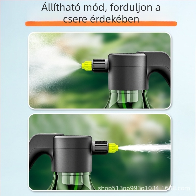 Tribute műanyag elektromos öntöző kanna állítható permetező fejjel belső fertőtlenítésre