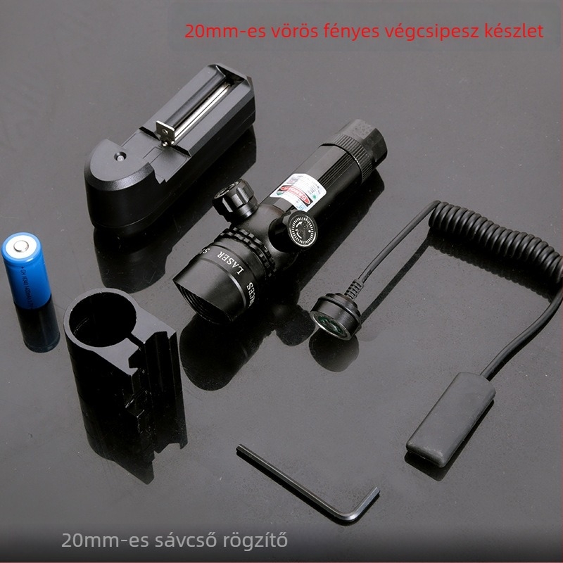 Lézer célzó alumíniumötvözetből, kézzel állítható, vízálló és ütésálló