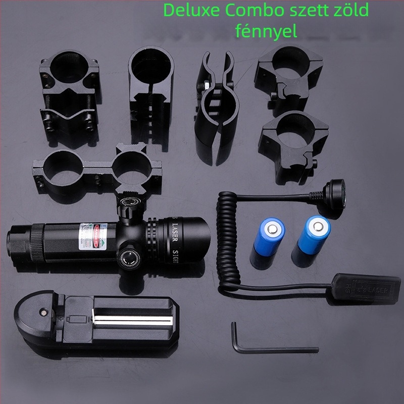 Lézer célzó alumíniumötvözetből, kézzel állítható, vízálló és ütésálló