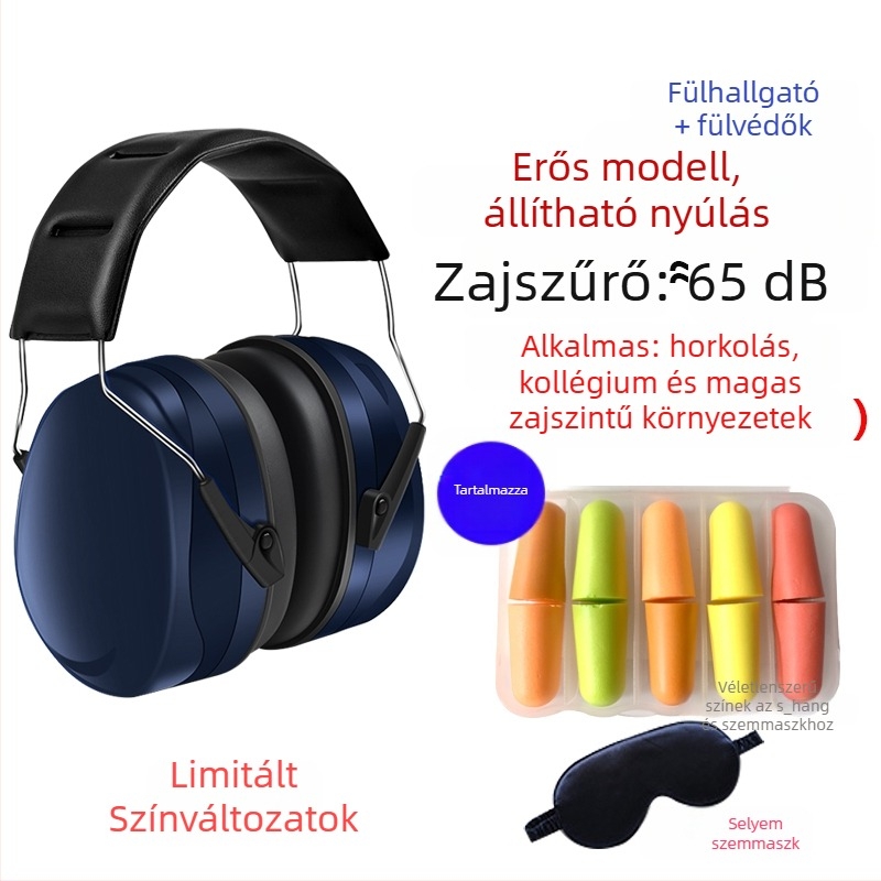 Alvásra hangcsökkentő fülvédők kollégiumi szobákhoz, Anyag: Selyemvirág, Normál specifikációk