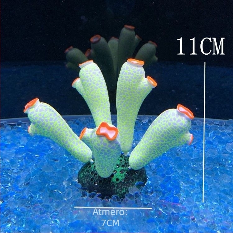 Szilikon akváriumi díszítő elemek vízi növényekhez