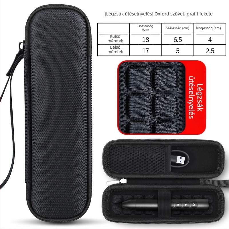 Lézerpointer tároló tok – textil tok védőfedéllel, modell SS10, teherbírás 5 kg, hőtranszfer nyomtatás, testreszabás