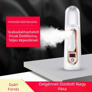 Kézben tartható USB-s feltöltött arcápoló készülék nano hideg permettel