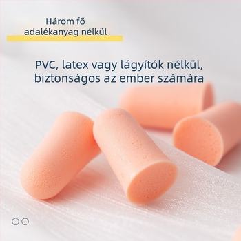 Zajcsillapító fülcsúcsok és ultrahang-szigetelő fülvédők alváshoz, ideális kollégiumi szobákhoz és a horkoláshoz
