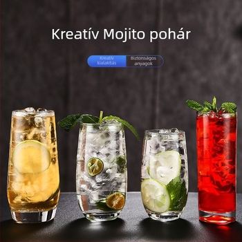 Colin Cup koktél pohár – Nordic stílus, üveg, 301–400 ml kapacitás, logó nyomtatva