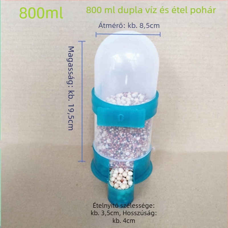 Automatikus galambetető, csöpögés elleni ételtartó doboz, versenygalambok számára