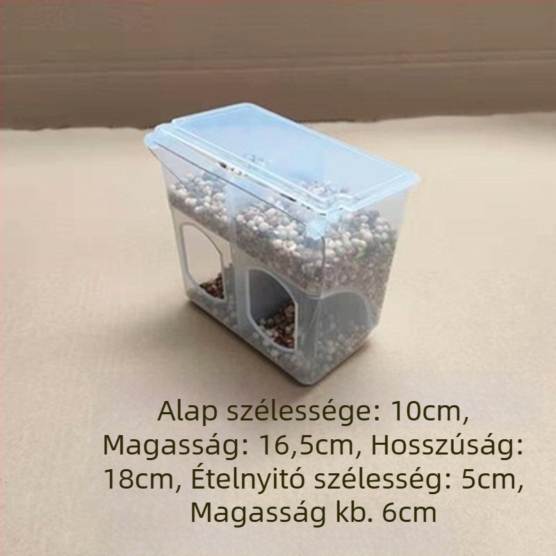 Automatikus galambetető, csöpögés elleni ételtartó doboz, versenygalambok számára