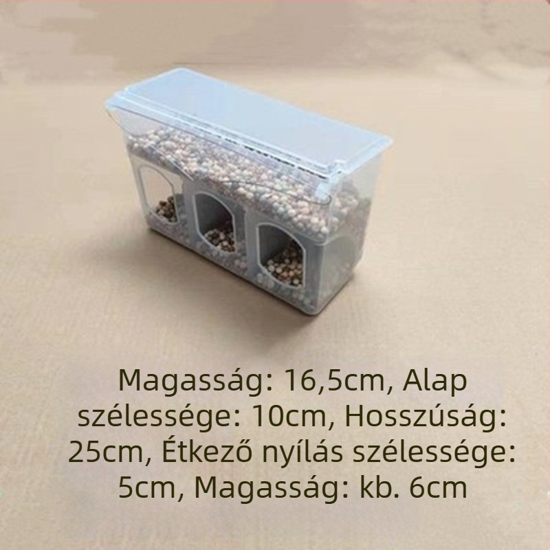 Automatikus galambetető, csöpögés elleni ételtartó doboz, versenygalambok számára