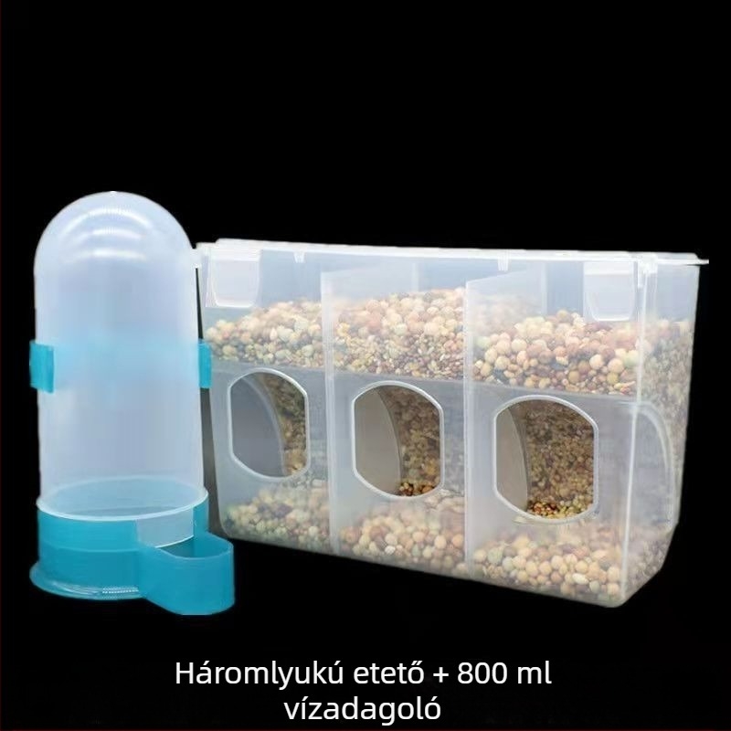 Automatikus galambetető, csöpögés elleni ételtartó doboz, versenygalambok számára