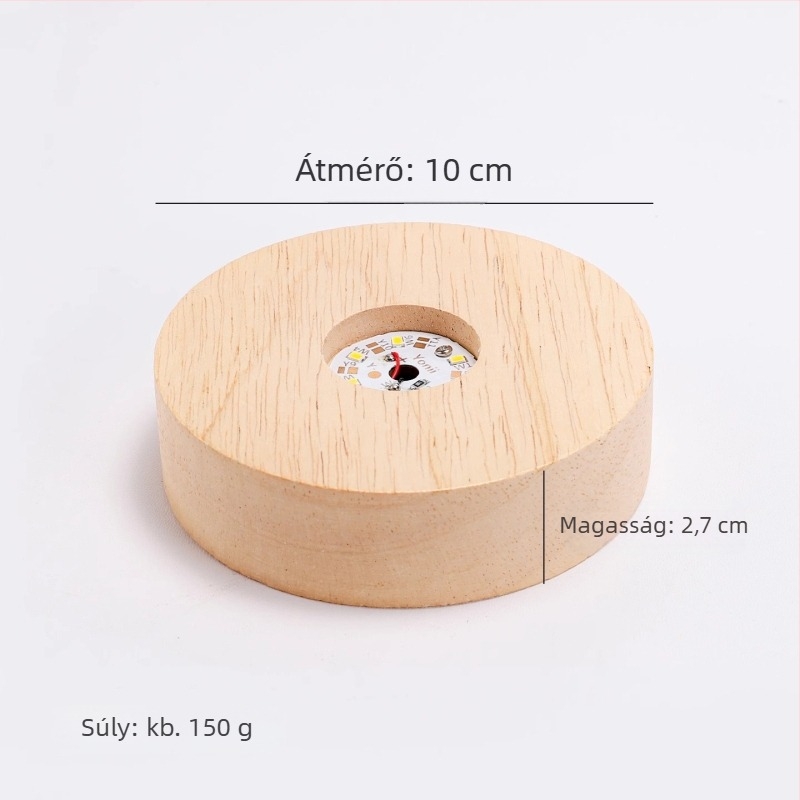 Fénylő szilikon pohár alátét – kör alakú, egyszínű felület, modern minimalista stílus, prémium minőség, áram nélkül