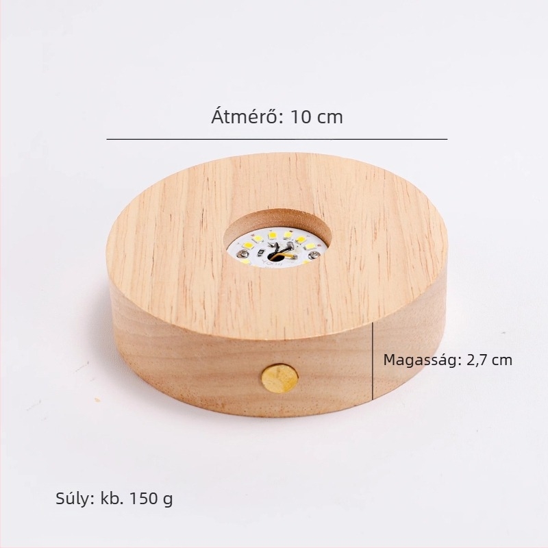 Fénylő szilikon pohár alátét – kör alakú, egyszínű felület, modern minimalista stílus, prémium minőség, áram nélkül