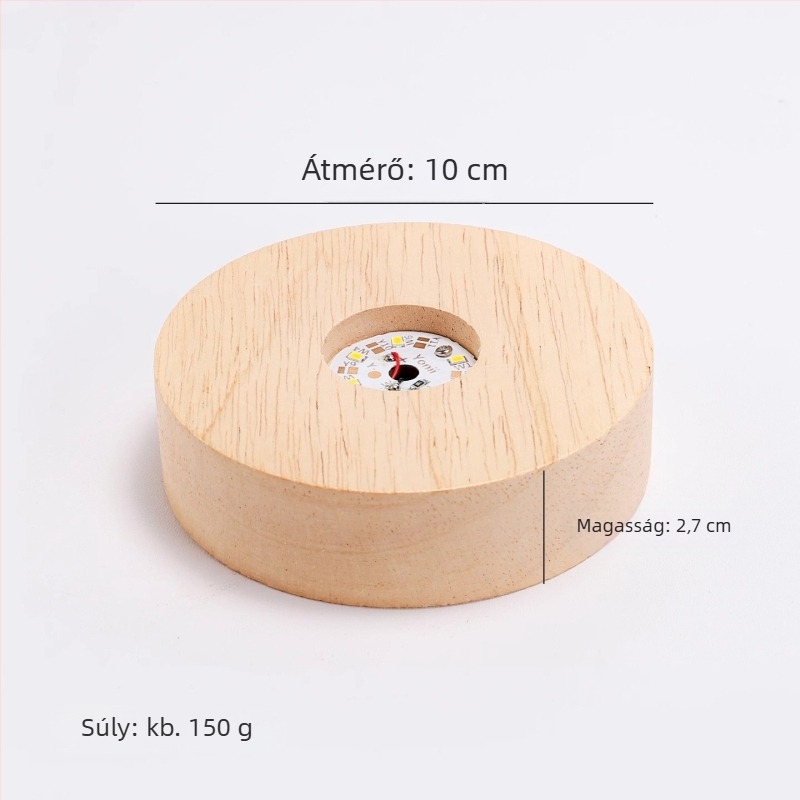 Fénylő szilikon pohár alátét – kör alakú, egyszínű felület, modern minimalista stílus, prémium minőség, áram nélkül