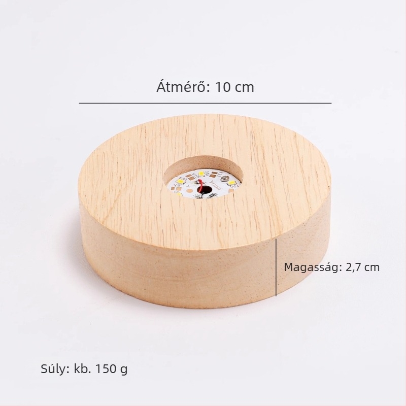 Fénylő szilikon pohár alátét – kör alakú, egyszínű felület, modern minimalista stílus, prémium minőség, áram nélkül