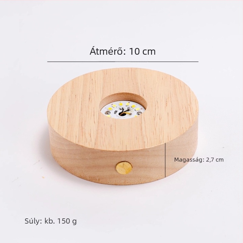 Fénylő szilikon pohár alátét – kör alakú, egyszínű felület, modern minimalista stílus, prémium minőség, áram nélkül