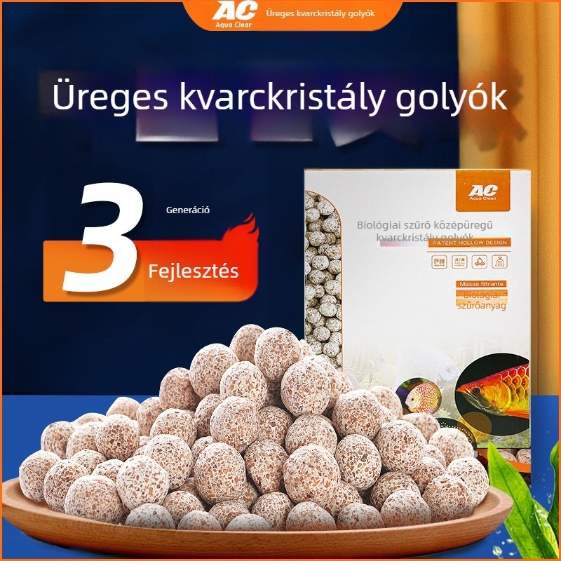 AC szűrőanyag, pamut, 1 darab, akvárium berendezés