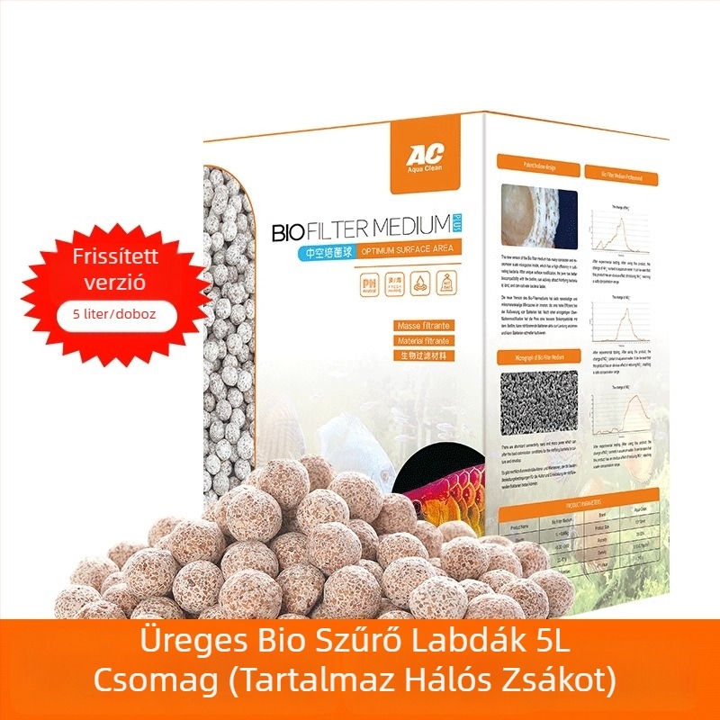 AC szűrőanyag, pamut, 1 darab, akvárium berendezés