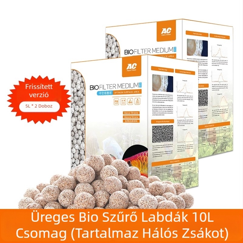 AC szűrőanyag, pamut, 1 darab, akvárium berendezés