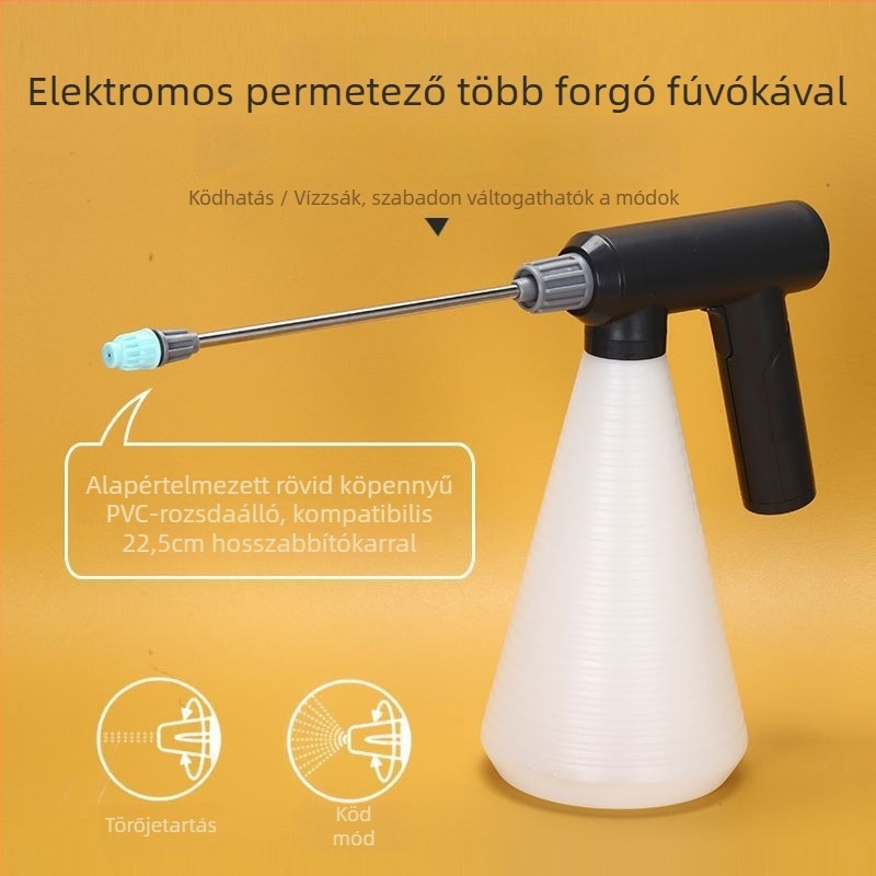 PVC Elektromos öntöző a kerthez – öntöző kanna / permetező palack / öntözőfej, modell FH8564832323