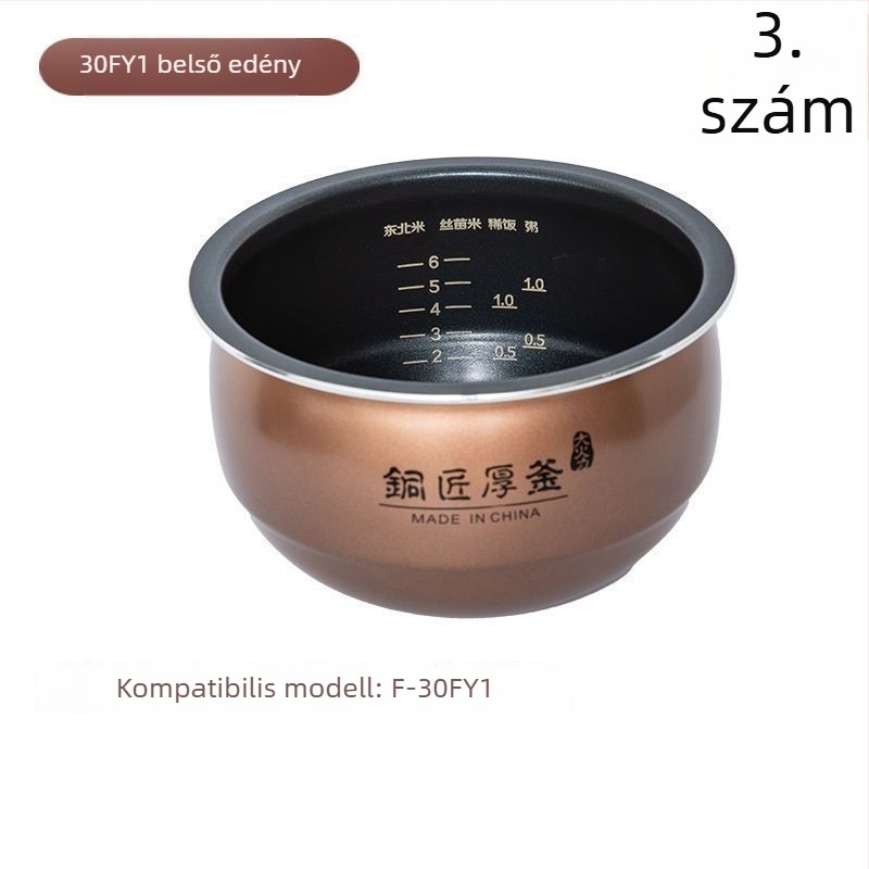 Joyoung-kompatibil belső edény kaserola – többrétegű kompozit alj, 1 L kapacitás, gáztűzhelyhez kompatibilis, magas hőállóság, modell 007