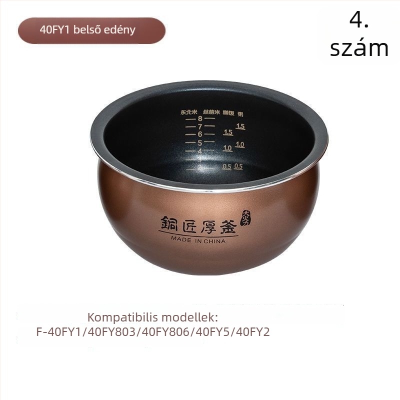 Joyoung-kompatibil belső edény kaserola – többrétegű kompozit alj, 1 L kapacitás, gáztűzhelyhez kompatibilis, magas hőállóság, modell 007