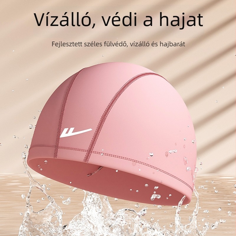 Uniszex PU úszósapka és szemüveg készlet – kényelmes viselet, védelem a füleknek és a hosszú hajnak, alkalmas úszáshoz és vízisportokhoz