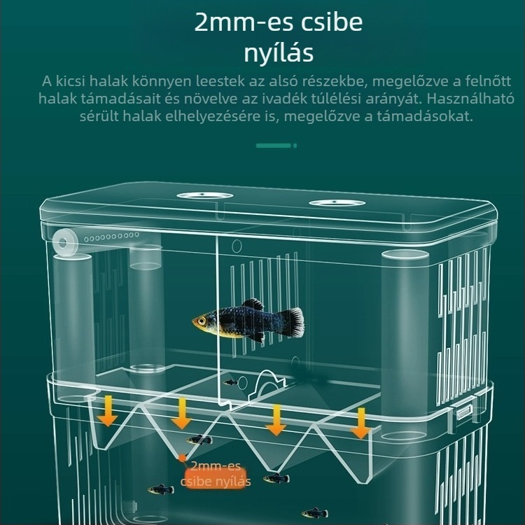 Guppy tenyésztéshez izolációs inkubátor akváriumhoz — szaporodási doboz, anyag: Other; márka: sw/Su Wan; termékkategória: Egyéb akvarisztikai kellékek; kategória: Akvárium-berendezés
