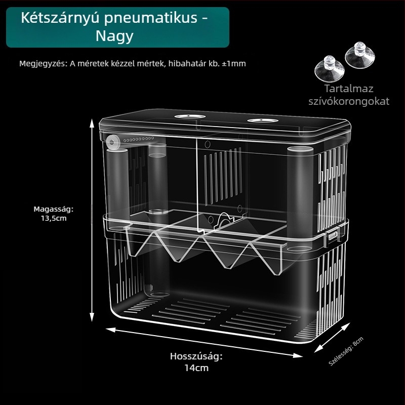 Guppy tenyésztéshez izolációs inkubátor akváriumhoz — szaporodási doboz, anyag: Other; márka: sw/Su Wan; termékkategória: Egyéb akvarisztikai kellékek; kategória: Akvárium-berendezés