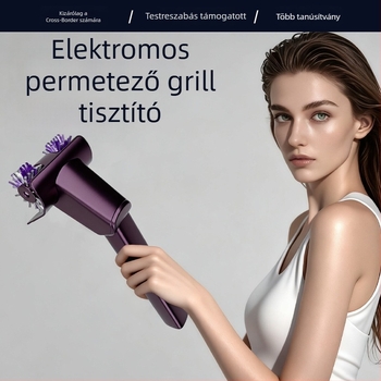 Pili grillsütő ecset, rozsdamentes acél nyéllel, acélhuzal sörtékkel, 15 készlet dobozonként