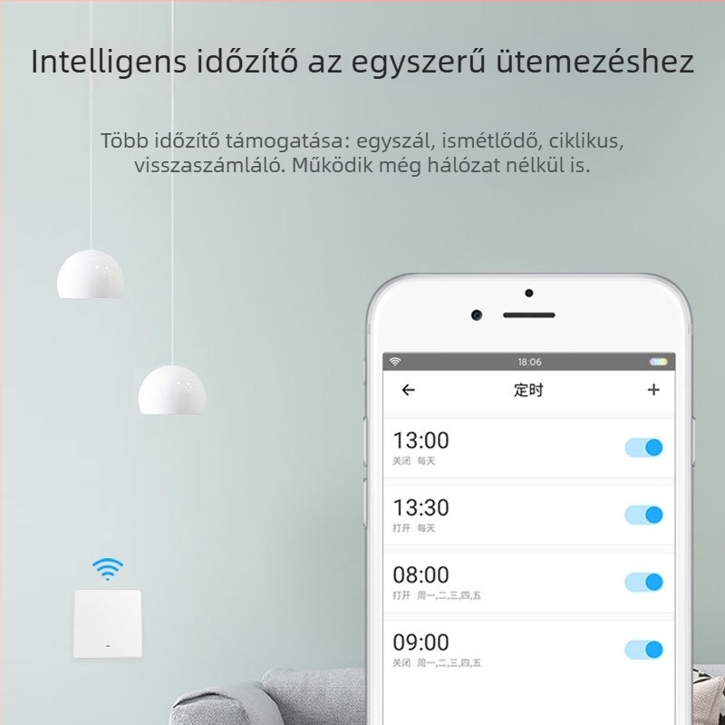 DH_S09 Easy micro-link háromutas WiFi intelligens kapcsoló