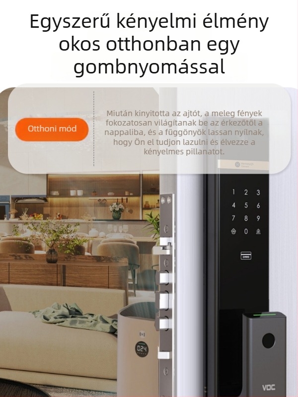 HiLink intelligens kapcsolópanel, négycsatornás, PC magas hőmérsékletű és égésgátló panel, vezeték nélküli távirányító és otthoni hangvezérlés