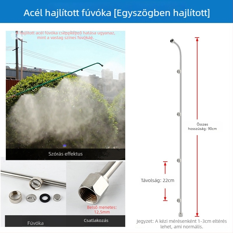 Atomizáló permetező fúvóka gyűrűvel, többfejes, szélálló és állítható (Típus: kancsó/öntöző/ zuhanyfej; Anyag: OTHER; Márka: OTHER; Importált: Nem)