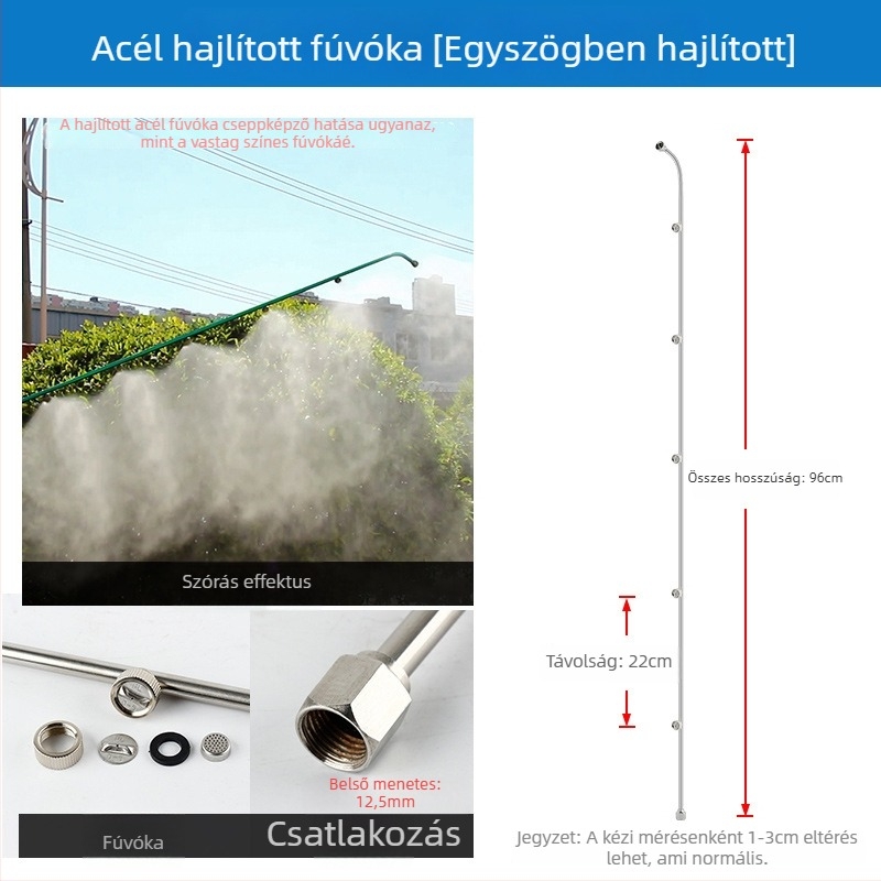 Atomizáló permetező fúvóka gyűrűvel, többfejes, szélálló és állítható (Típus: kancsó/öntöző/ zuhanyfej; Anyag: OTHER; Márka: OTHER; Importált: Nem)