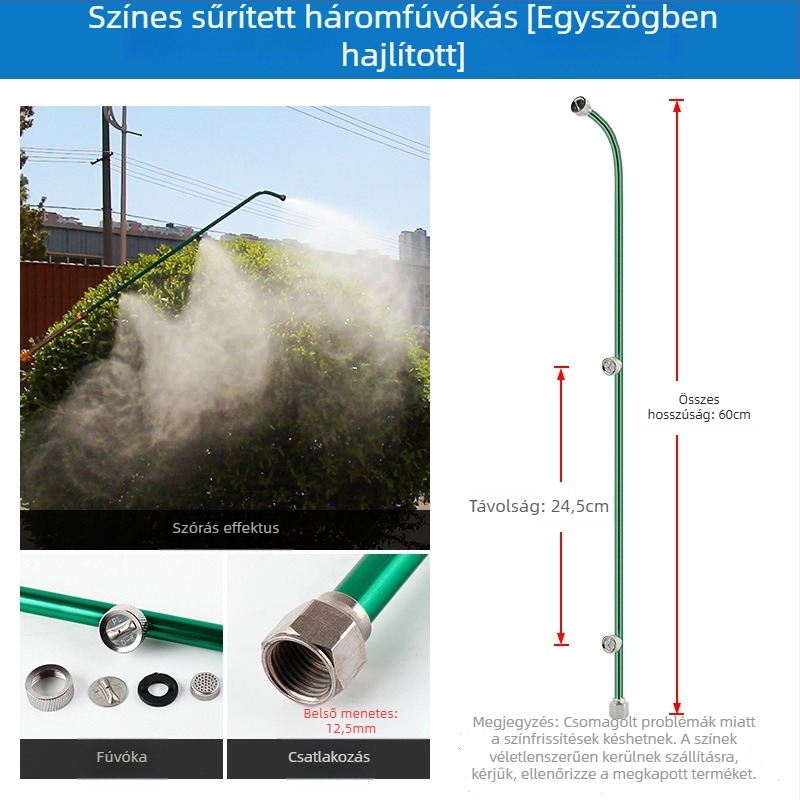 Atomizáló permetező fúvóka gyűrűvel, többfejes, szélálló és állítható (Típus: kancsó/öntöző/ zuhanyfej; Anyag: OTHER; Márka: OTHER; Importált: Nem)