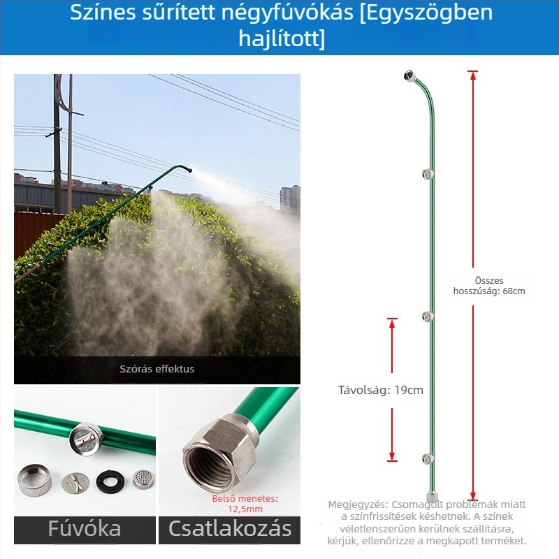 Atomizáló permetező fúvóka gyűrűvel, többfejes, szélálló és állítható (Típus: kancsó/öntöző/ zuhanyfej; Anyag: OTHER; Márka: OTHER; Importált: Nem)
