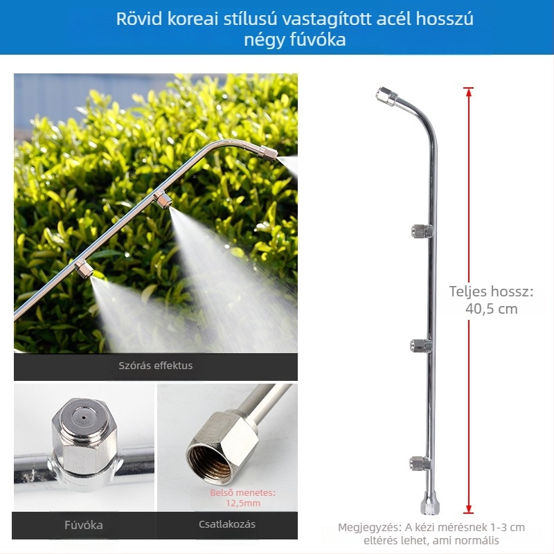 Atomizáló permetező fúvóka gyűrűvel, többfejes, szélálló és állítható (Típus: kancsó/öntöző/ zuhanyfej; Anyag: OTHER; Márka: OTHER; Importált: Nem)