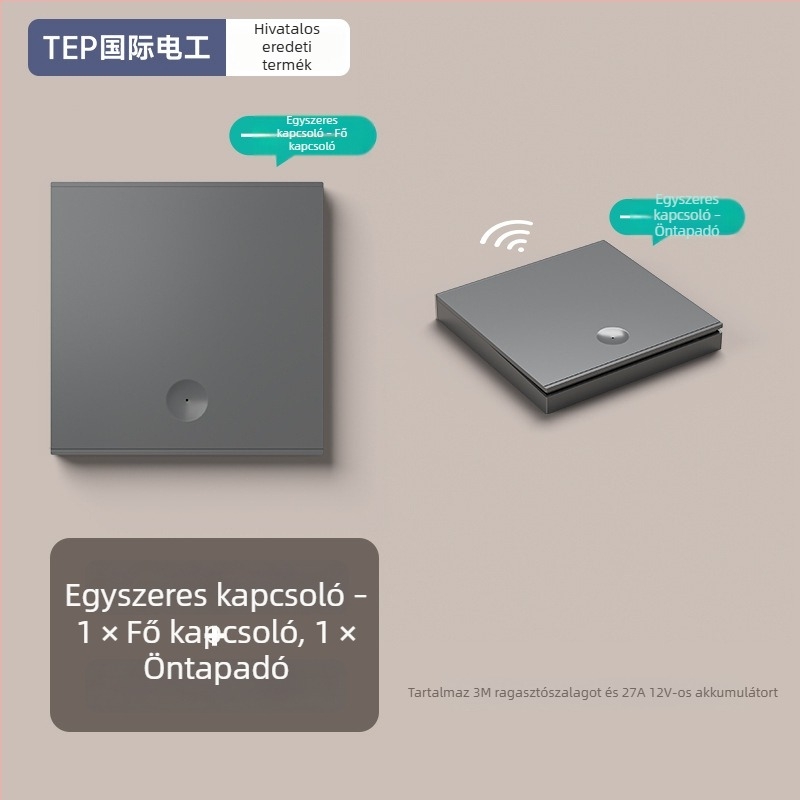 Vezeték nélküli távirányítós kapcsoló háztartási használatra — Márka Tep; Típus: vezeték nélküli távirányítós kapcsoló; Alkalmazás: háztartás; Kapcsoló típus: távirányító
