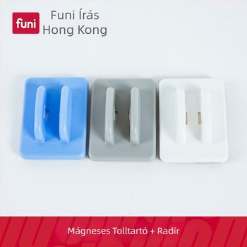 Funi BC-3366 mágneses fehértábla radír tolltartóval és klip a vízbázisú tollakhoz