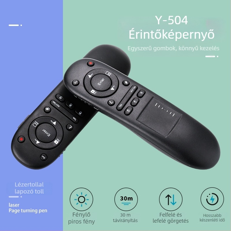 Jun yisheng ABS Lazer Toll PPT-hez oldalak váltásához, érintőképernyővel és légi egérrel; logó nyomtatás elérhető