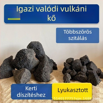 Vulkáni kő talaj az akváriumhoz – természetes kő granulátum akváriumi dekorációhoz