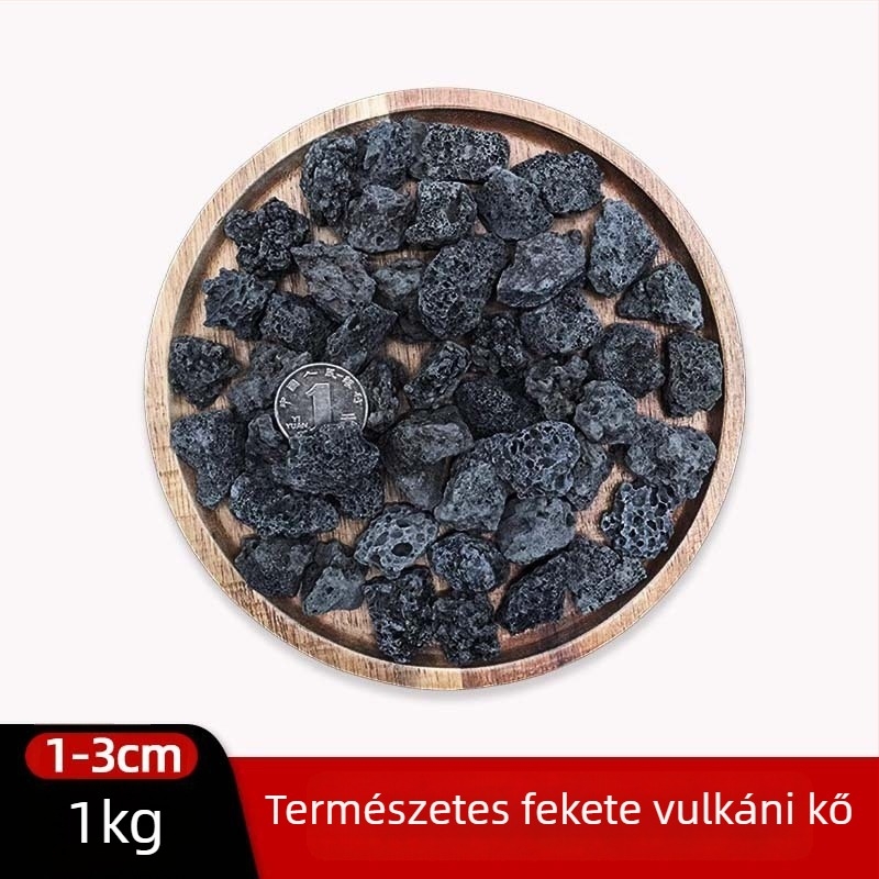 Vulkáni kő talaj az akváriumhoz – természetes kő granulátum akváriumi dekorációhoz