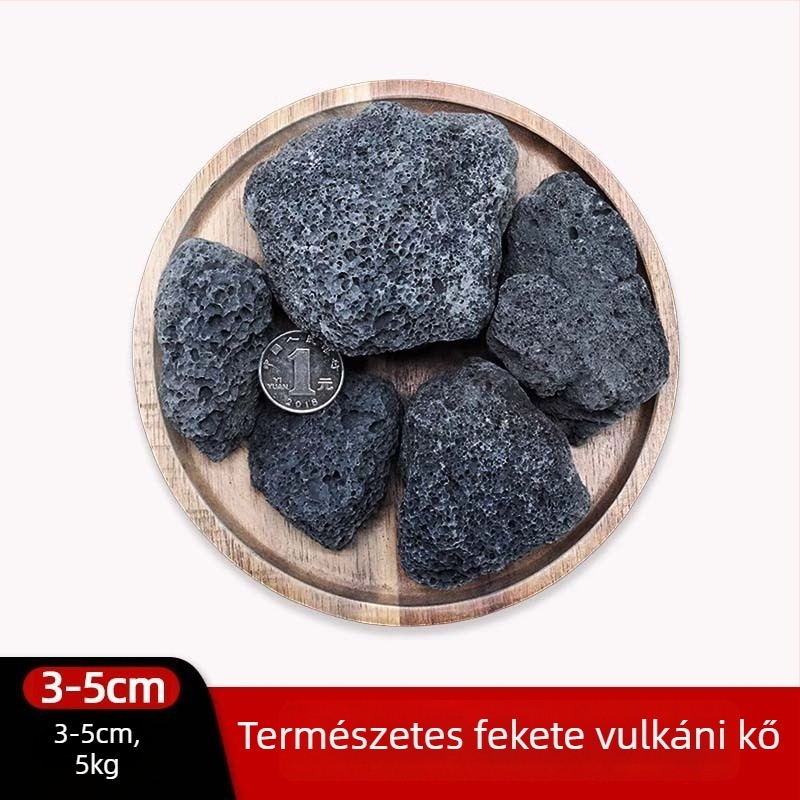 Vulkáni kő talaj az akváriumhoz – természetes kő granulátum akváriumi dekorációhoz