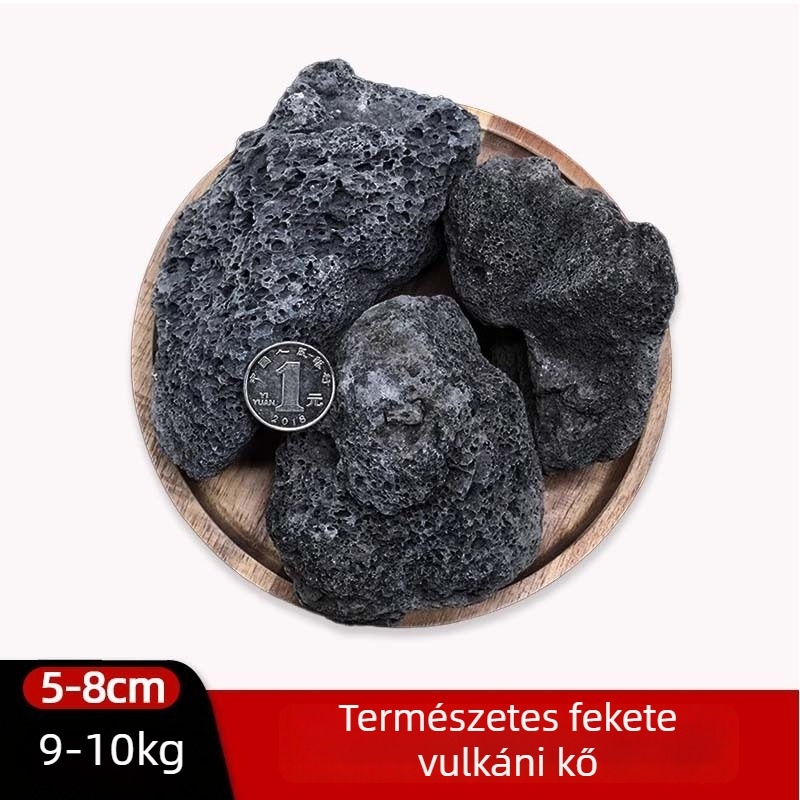 Vulkáni kő talaj az akváriumhoz – természetes kő granulátum akváriumi dekorációhoz