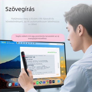 Zuomu lézeres oldalpörgető toll oktatáshoz — hordozható, érintőképernyő, vezeték nélküli kivetítés