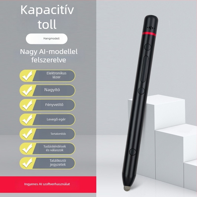 Zuomu lézeres oldalpörgető toll oktatáshoz — hordozható, érintőképernyő, vezeték nélküli kivetítés