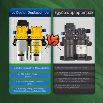 Elektromos keverő permetező növényvédelemhez, magas nyomású, kettős pumpa, nagy teljesítményű gyümölcsfa permetező