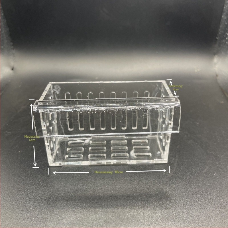 Akvarisztikai berendezés: falra szerelhető hidroponikus növénykosár és ültető pohár