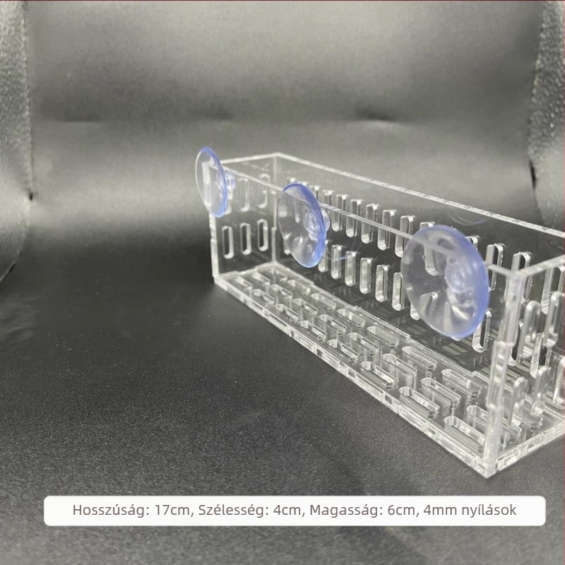 Akvarisztikai berendezés: falra szerelhető hidroponikus növénykosár és ültető pohár